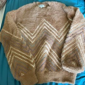 Women’s Brown Tan Sweater